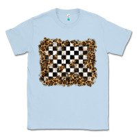 Dusty Blue racing leopard background Classic Tee - RanaPortraitStore