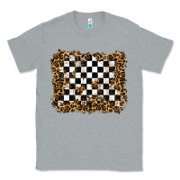 Heather Grey racing leopard background Classic Tee - RanaPortraitStore