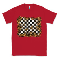 Red racing leopard background Classic Tee - RanaPortraitStore