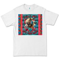 White Just A Girl Who Loves Horses Premium Tee - LillyAllenDesigns