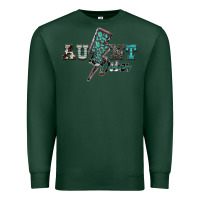 Sports Green aunt vibes Premium Sweatshirt - SublimationCraftShop