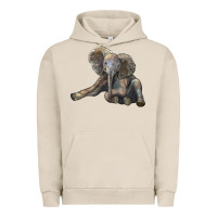 Pigment French Oak Baby Elephant Urban Hoodie - LillyAllenDesigns