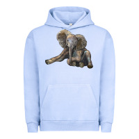 Pigment Grape Ice Baby Elephant Urban Hoodie - LillyAllenDesigns