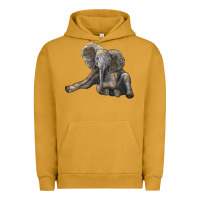 Pigment Peanut Butter Baby Elephant Urban Hoodie - LillyAllenDesigns
