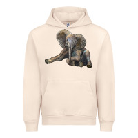 Sandshell Baby Elephant Urban Hoodie - LillyAllenDesigns
