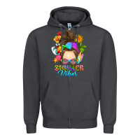 Smoke messy bun summer vibes Zipper Hoodie - RanaPortraitStore