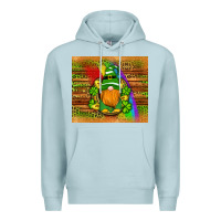 Blue Mist st patricks gnomes rainbow Premium Hoodie - Artiststas