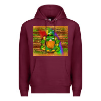 Burgundy st patricks gnomes rainbow Premium Hoodie - Artiststas