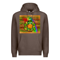 Coffee st patricks gnomes rainbow Premium Hoodie - Artiststas