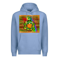Colony Blue st patricks gnomes rainbow Premium Hoodie - Artiststas