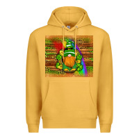 Mustard st patricks gnomes rainbow Premium Hoodie - Artiststas