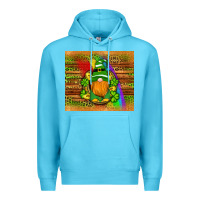 Ocean Blue st patricks gnomes rainbow Premium Hoodie - Artiststas