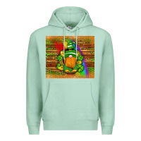Seafoam st patricks gnomes rainbow Premium Hoodie - Artiststas