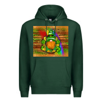 Sports Green st patricks gnomes rainbow Premium Hoodie - Artiststas