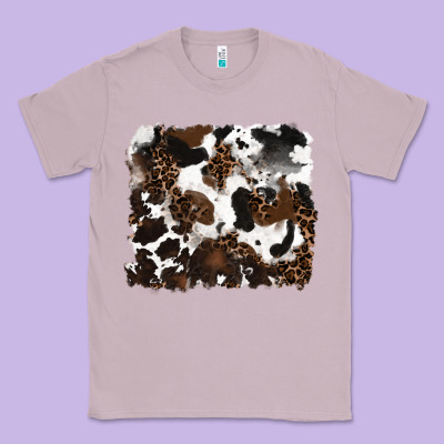 Leopard Cowhide Background Classic Tee Designed By Ranaportraitstore