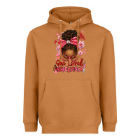 Meerkat one loved supervisor afro messy bun Heavyweight Hoodie - texasbilliewilder
