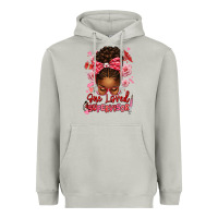 Moon Dust one loved supervisor afro messy bun Heavyweight Hoodie - texasbilliewilder