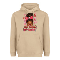 Mushroom one loved supervisor afro messy bun Heavyweight Hoodie - texasbilliewilder
