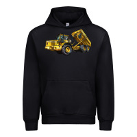 Black Articulated Hauler Urban Hoodie - LillyAllenDesigns