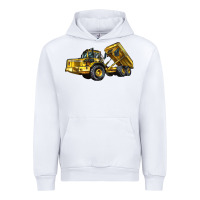 White Articulated Hauler Urban Hoodie - LillyAllenDesigns