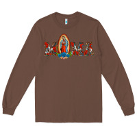 Chestnut mama our lady of guadalupe Long Sleeve Tee - BarkalooDesign