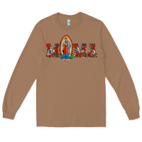 Toasted Coconut mama our lady of guadalupe Long Sleeve Tee - BarkalooDesign