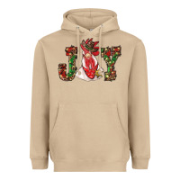 Mushroom christmas joy with rooster Heavyweight Hoodie - RanaPortraitStore