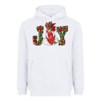 White christmas joy with rooster Heavyweight Hoodie - RanaPortraitStore