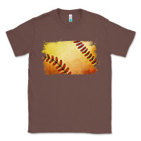 Chestnut softball brushstroke Classic Tee - RanaPortraitStore