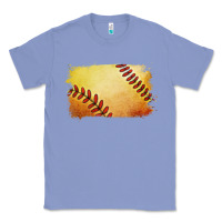 Colony Blue softball brushstroke Classic Tee - RanaPortraitStore