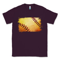Softball Brushstroke Classic Tee | Teevron