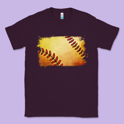 Softball Brushstroke Classic Tee Designed By Ranaportraitstore