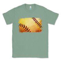 Sage softball brushstroke Classic Tee - RanaPortraitStore
