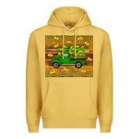 Antique Gold St Patricks day truck Premium Hoodie - Artiststas