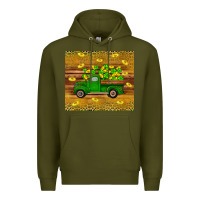 St Patricks Day Truck Premium Hoodie | Teevron
