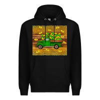 Black St Patricks day truck Premium Hoodie - Artiststas