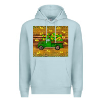 Blue Mist St Patricks day truck Premium Hoodie - Artiststas