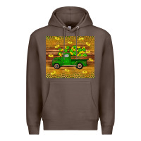 Coffee St Patricks day truck Premium Hoodie - Artiststas