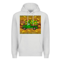 Dove Grey St Patricks day truck Premium Hoodie - Artiststas
