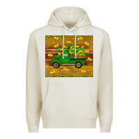 Oatmeal Heather St Patricks day truck Premium Hoodie - Artiststas