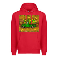 Red St Patricks day truck Premium Hoodie - Artiststas