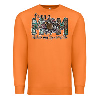 Carrot being a mom makas my life complete Premium Sweatshirt - SublimationCraftShop