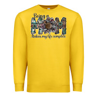 Lemon being a mom makas my life complete Premium Sweatshirt - SublimationCraftShop