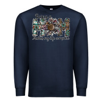 Navy being a mom makas my life complete Premium Sweatshirt - SublimationCraftShop