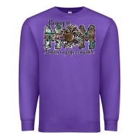 Purple being a mom makas my life complete Premium Sweatshirt - SublimationCraftShop