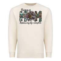 Being A Mom Makas My Life Complete Premium Sweatshirt | Teevron