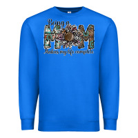 True Royal being a mom makas my life complete Premium Sweatshirt - SublimationCraftShop