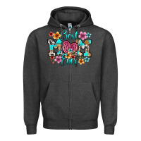 Charcoal Heather best mom ever Zipper Hoodie - RanaPortraitStore