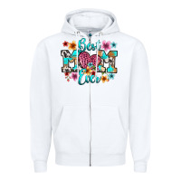 White best mom ever Zipper Hoodie - RanaPortraitStore