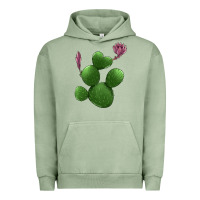 Pigment Oil Green heart cactus Urban Hoodie - Jasminsmagicworld